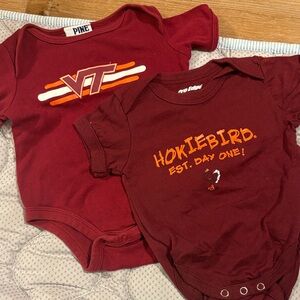 Pro Edge Maroon Hokiebird Bodysuit Set